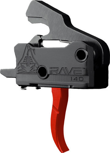 RISE TRIGGER RAVE 140 SST RED 3.5LB AR-15 W/ANTI WALK PINS