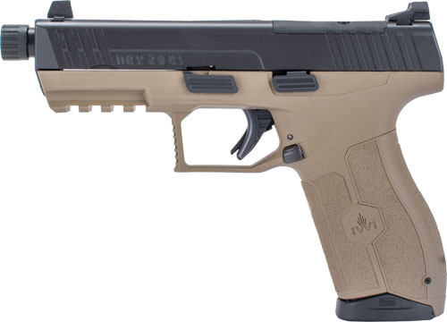 IWI MASADA 9MM 4.6" THREADED BBL NS ORP 2-17RD MAG FDE