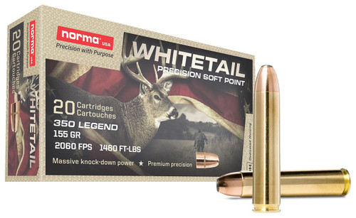 NORMA WHITETAIL 350 LEGEND 155GR SP 20/10