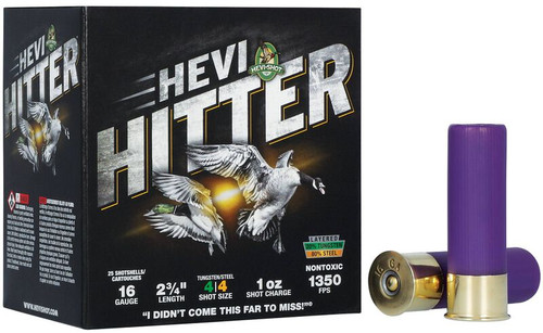 HEVI HITTER 16GA 2.75 1OZ #4 STEEL 25/10