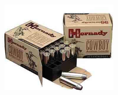 HORNADY COWBOY 45 LC 255GR LEAD-FP 20RD 10BX/CS