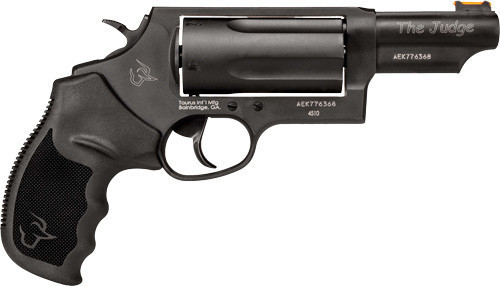 TAURUS JUDGE 45LC/410 3" 3" FS 5-SHOT TORO BLACK RUBBER