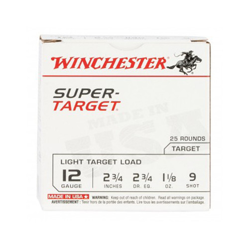 WIN SUPER TARGET 12GA 2.75 1 1/8OZ #9 25/10