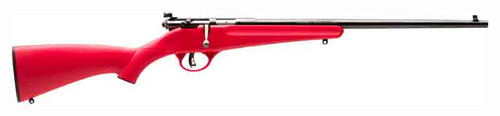 SAVAGE RASCAL YOUTH SINGLESHOT 22LR ACCU TRIGGER BLUED/RED