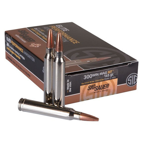 SIG AMMO 300WIN 165GR ELITE HUNTING HT 20/10