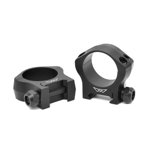MOUNTAIN TECH RINGS - MATTE BLACK, LOW, 30MM