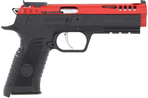 TANFOGLIO FORCE 22LR 4.4" POLY FRAME RED STEEL SLIDE<