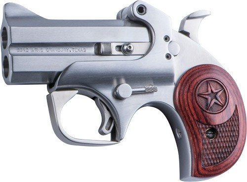 BOND ARMS TEXAS DEFENDER 357 MAG 3" FS STAINLESS WOOD