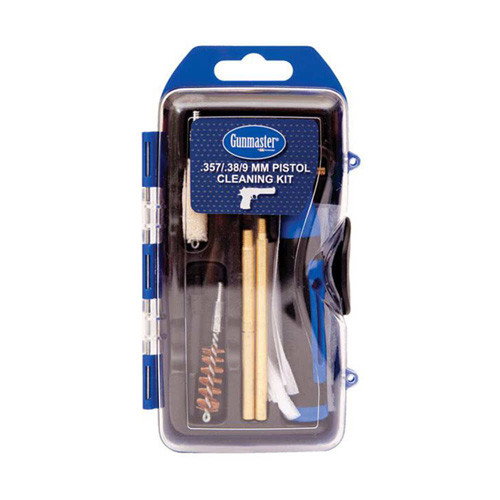 GUNMASTER 357/38/9MM CALIBER 14 PIECE PISTOL CLEANING KIT