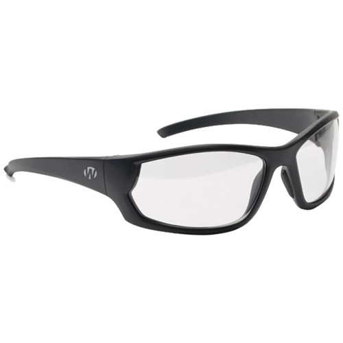 Walker's IKON Carbine Shooting Glasses Black with Clear Lens