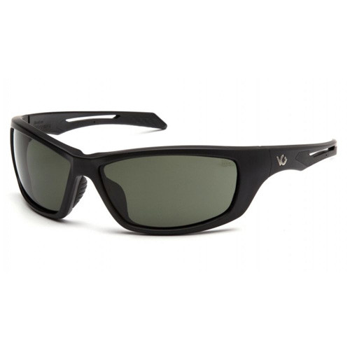 VENTURE HOWITZER EYE PROTECTION - FOREST GRAY ANTI-FOG LENS, BLACK FRAME