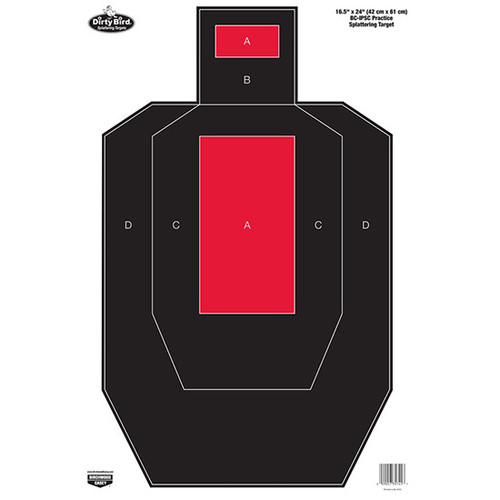 BC DIRTY BIRD BC-IPSC PRACTICE 16.5X24 3PK