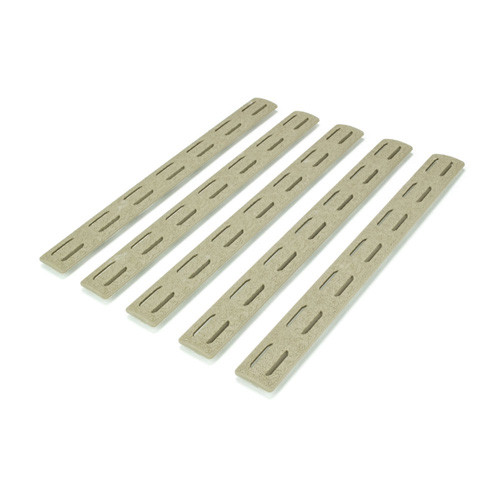 MCMR RAIL PANEL KIT - FLAT DARK EARTH, 5.5", 5/PK