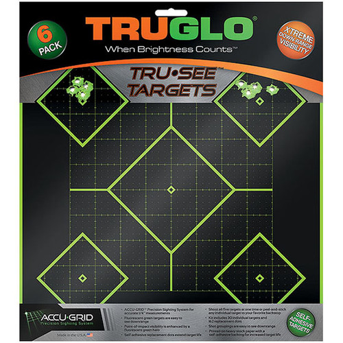 TRUGLO TARGET 5 DIAMOND 12X12 6PK