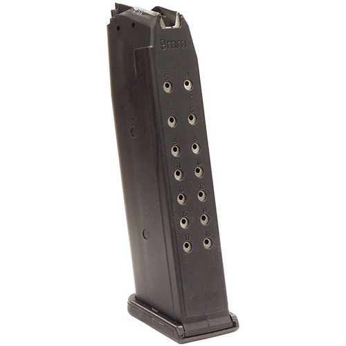 RWB MAG GLOCK 17 9MM 17RD STEEL LINED BLK