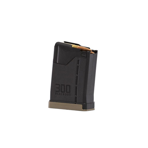 L5AWM® 20 MAGAZINE - 300 BLACKOUT, 10RD, OPAQUE BLACK