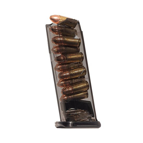 ETS MAG GLOCK 43X 9MM 10RD CARBON SMOKE