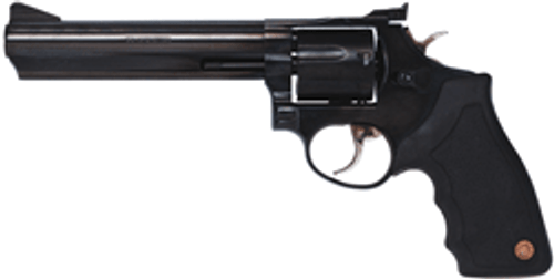 TAURUS 66 357MAG 6" AS 7-SHOT BLUED RUBBER