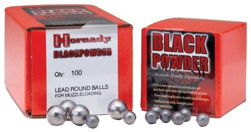 Hornady Lead Round Ball .54 cal .535" 100/ct