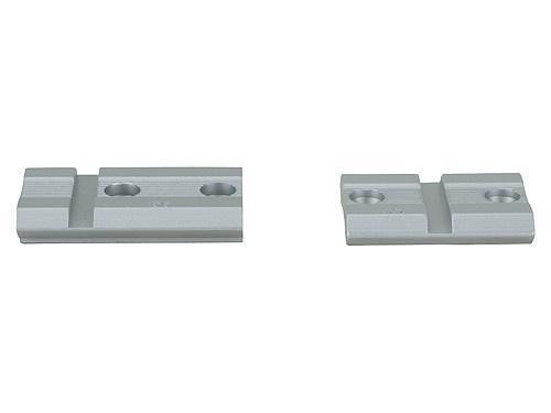 Weaver 2-Piece (Pairs) Top Mount Aluminum Scope Base - Silver - Mossberg Remington