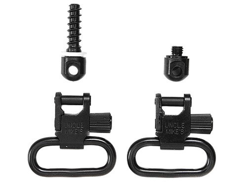 UNCLE MIKES QD SWIVELS FOREND BAND STYLE MACH & WOOD SCREW 1"on