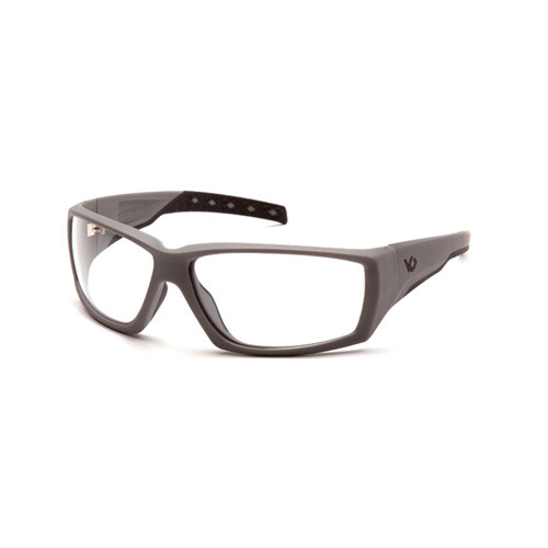 VENTURE OVERWATCH EYE PROTECTION - CLEAR H2X ANTI-FOG LENS, URBAN GRAY FRAME