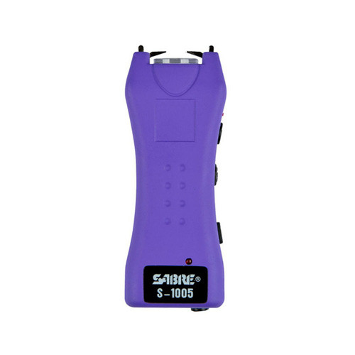 MINI STUN GUN 600K WITH HOLSTER - PURPLE