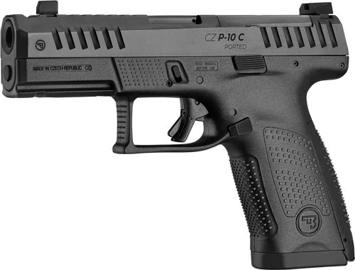 CZ P-10 C OR PORTED 9MM 4" FS 15-SHOT BLACK
