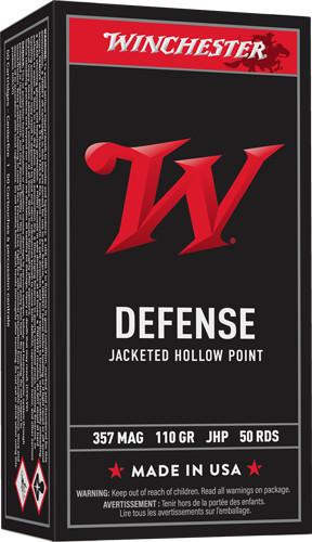 WIN DEFENSE 357MAG 110GR JHP 50/10
