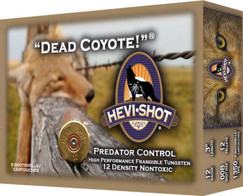 HEVI-SHOT DEAD COYOTE 12GA 3.5" 1-5/8OZ #T 10RD 10BX/CS