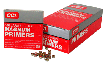 CCI PRIMERS 350 LARGE PISTOL MAGNUM 5000 PACK CASE