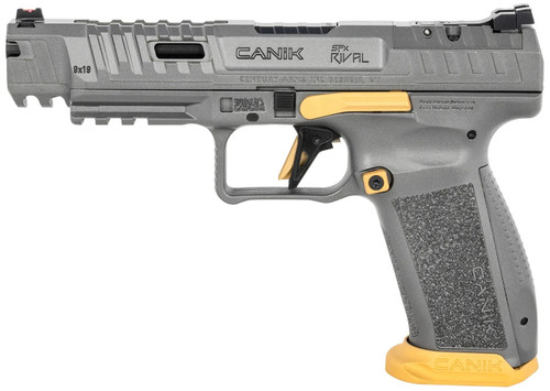 CENT CANIK SFX RIVAL 9MM 5 GREY GOLD 2 18RD