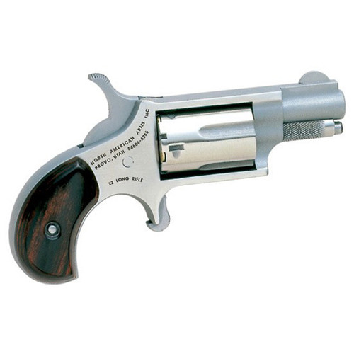 NAA MINI REVOLVER 22LR 1 1/8 SS ROSEWOOD 5RD