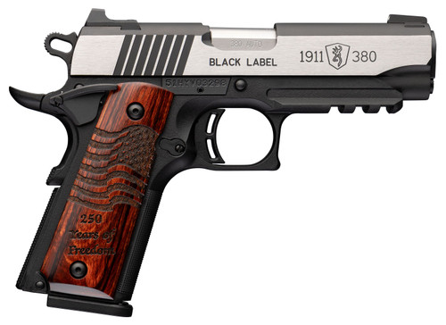 BRO 1911-380 BLACK LABEL MEDALLION 250 380ACP 3.6