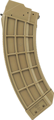 CENT MAG US PALM AK47 FDE POLY 30RD SS CATCH