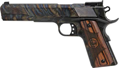 IVER JOHNSON EAGLE XL 45ACP 6" 8RD CASE COLORED WOOD