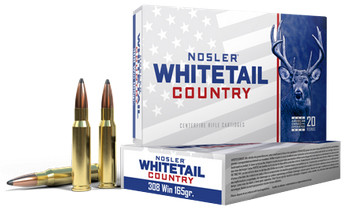 NOS WHITETAIL COUNTRY 308WIN 165GR SB SP 20/10
