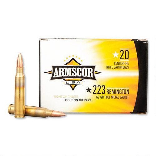 ARMSCOR AMMO 223REM 62GR FMJ 20/50