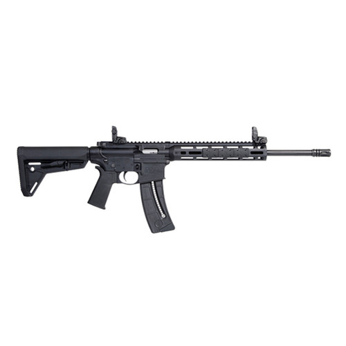 SW M&P15-22 SPORT MOE SL 22LR 16.5 BLK MBUS 25RD