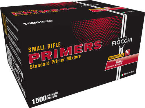 FIOCCHI PRIMERS SMALL RIFLE 12000 PACK CASE