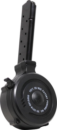 IVER JOHNSON MAGAZINE 1911 FS 45ACP 28RD DRUM BLACK