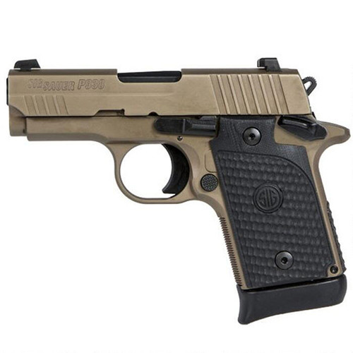 SIG P938 9MM 3 EMPEROR SCORPION FDE 6RD 7RD