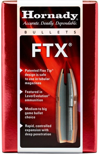 HORNADY BULLETS 30 CAL .308 135GR FTX 100CT 15BX/CS