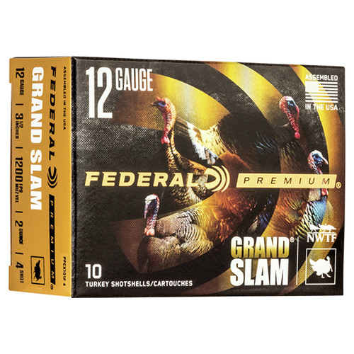 FED GRAND SLAM 12GA 3.5 2OZ #4 TKY 10/5