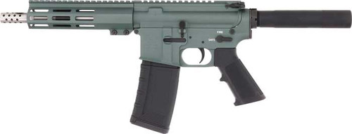 GLFA AR15 PISTOL 223 WYLDE 7.5" SS. BBL. CHARCOAL GREEN