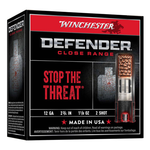 WIN DEFENDER 12GA 2.75 1-1/8OZ  #2 25/10