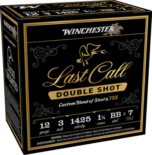 WIN LAST CALL DOUBLE 12GA 1-1/4OZ BB 25/10