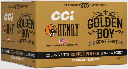 CCI HENRY GOLDEN BOY EDITION 36GR CPHP 1260FPS 275RD 10BX/C