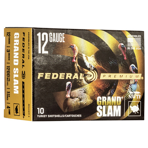 FED GRAND SLAM 12GA 3 1.75OZ #4 TKY 10/5