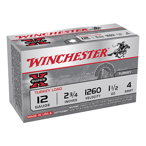 WIN SUPER-X TKY 12GA 2.75 1.5OZ #4 10/10
